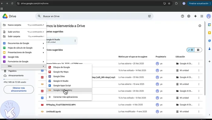 Cambiar el entorno de ejecución a GPU t4.