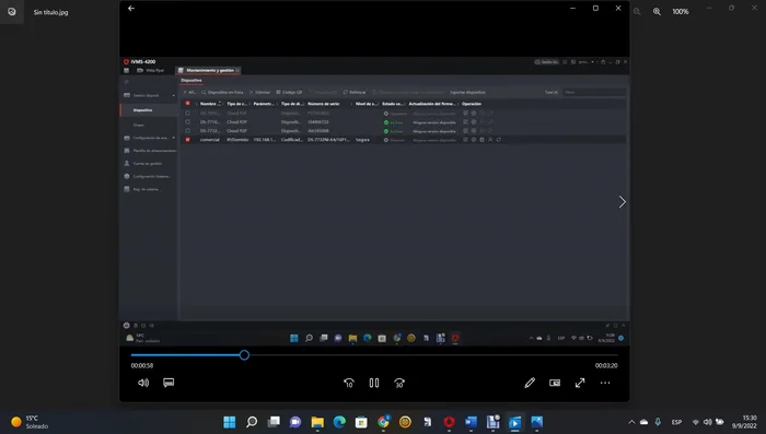 Ir a la vista principal del programa y observar si las imágenes de las cámaras no se muestran.