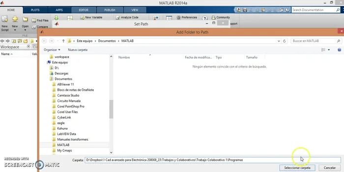 Pegar la ruta en el campo correspondiente en Zpad y seleccionar la carpeta.