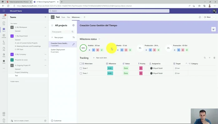 Monitorear el progreso del proyecto visualizando el estado de cada tarea (empezada, en progreso, bloqueada, hecha).