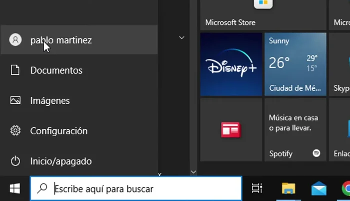 En la lista de permisos, seleccionar 'Control total' para el usuario.