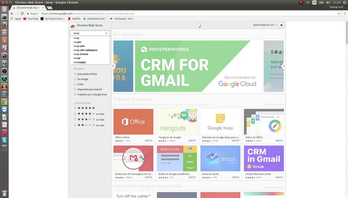 Añadir la extensión de Google Keep a Chrome.