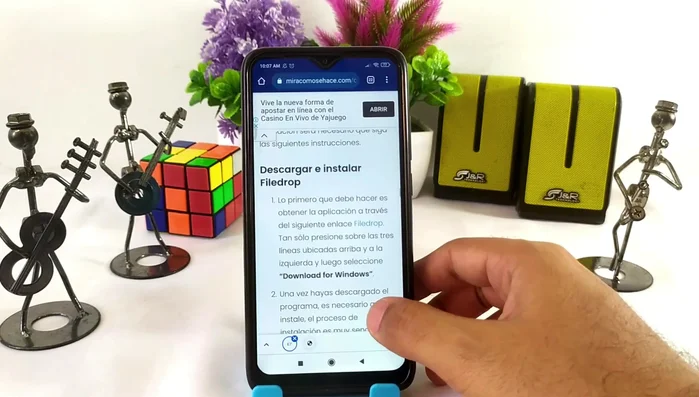 Intercambiar archivos rápidamente.