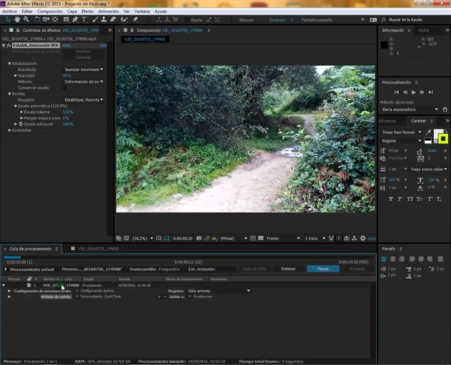 Estabiliza tus vídeos con After Effects: Guía paso a paso