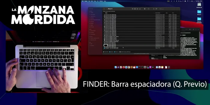 Seleccionar múltiples archivos: Shift + clic