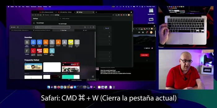 Cerrar pestaña: Comando + W