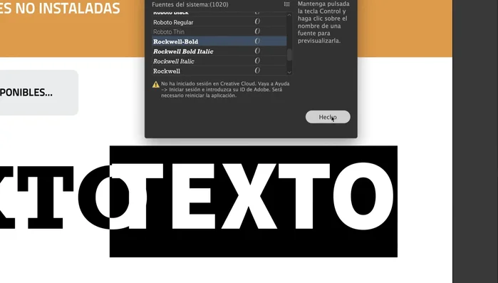 Hacer clic en 'Hecho' para guardar los cambios.