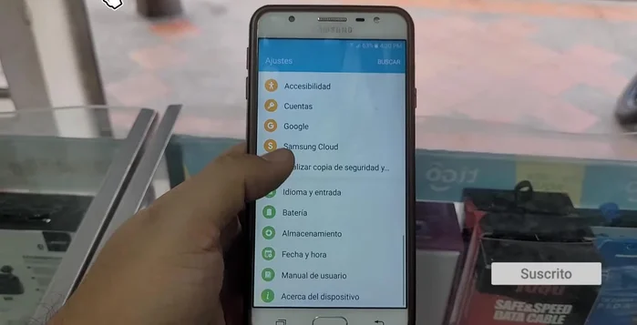 Seleccionar 'Aplicaciones' o 'Aplicaciones Administradas'.