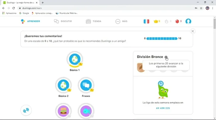 Participa en las ligas y competiciones para mantenerte motivado: