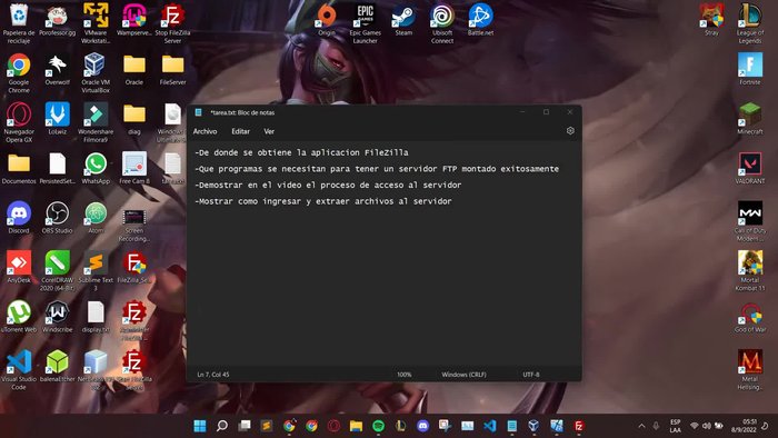 Descargar e instalar FileZilla Server