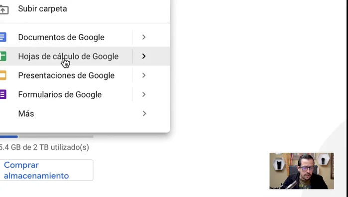 Nombrar el documento para guardarlo automáticamente en Google Drive.