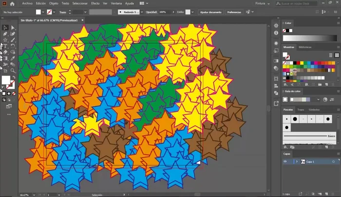 Seleccionar ambos (textura y figura).