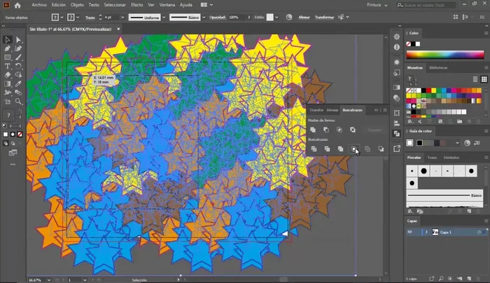 Ir a Ventana > Buscador > Trazados > Recortar.