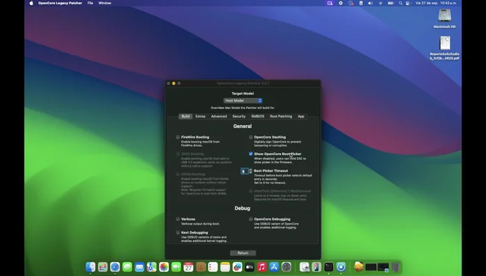 Deshabilitar 'shoot open Ban picker'.