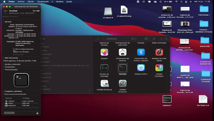 En la sección 'Abrir con', seleccionar 'Rosetta'.