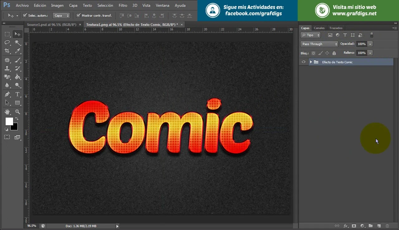 Efecto de Texto Cómic en Photoshop: Guía Completa y Fácil
