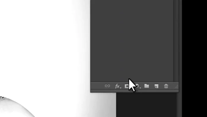 Crear una nueva capa para el fondo y rellenarla de blanco.