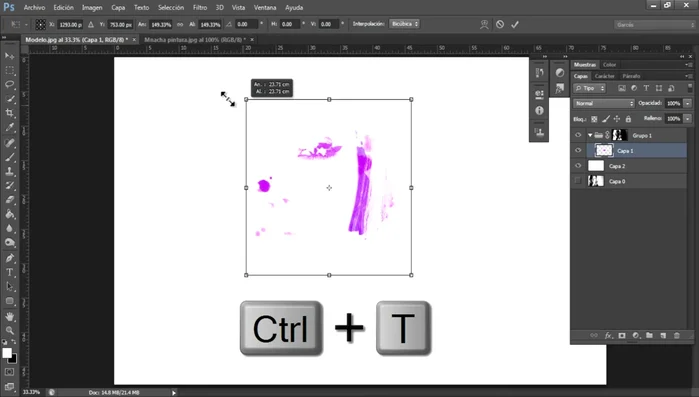 Repetir los pasos 9-11 con diferentes manchas de pintura y colores para lograr el efecto acuarela deseado. Usar variedad de colores para un mejor resultado.