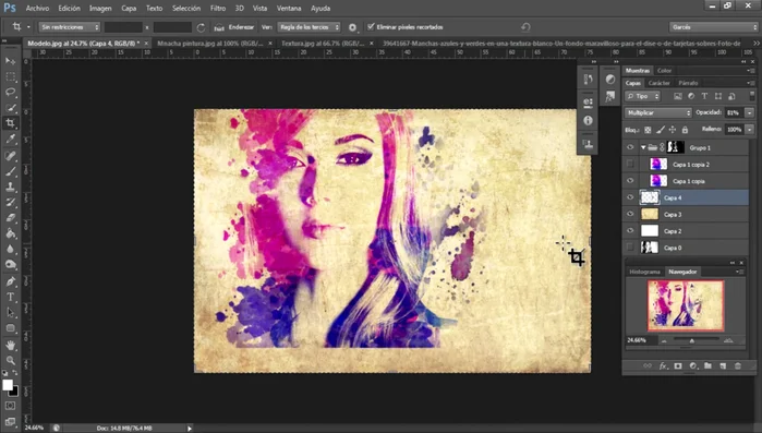 Agregar detalles adicionales, como manchas más pequeñas, para un efecto más realista.