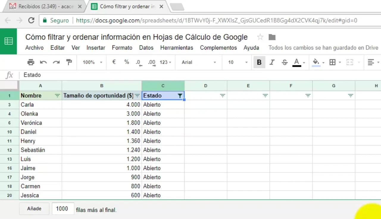 Filtrar y Ordenar Datos en Hojas de Cálculo de Google: ¡La Guía Definitiva!
