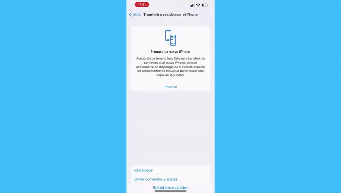 Introduce tu código de acceso.