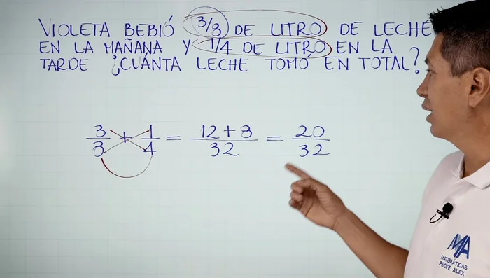 Simplificar la fracción resultante si es posible. En este caso, se puede simplificar dividiendo el numerador y el denominador entre su máximo común divisor (en este caso, 4): 20/32 = 5/8.
