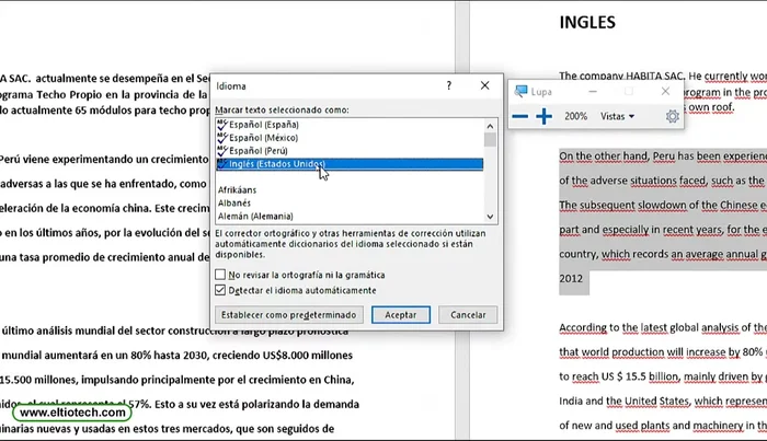 Hacer clic en 'Aceptar'. (No es necesario establecer como predeterminado).