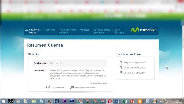 Localizar la sección de 'medio de contacto', 'ofertas promocionales' o 'novedades'.