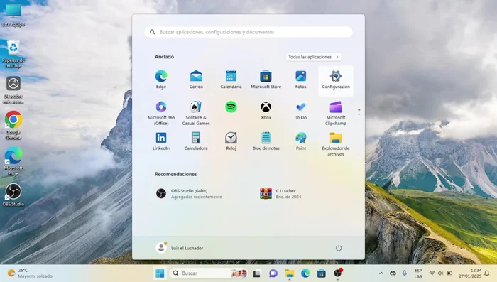 Seleccionar 'Aplicaciones' y luego 'Aplicaciones instaladas'.