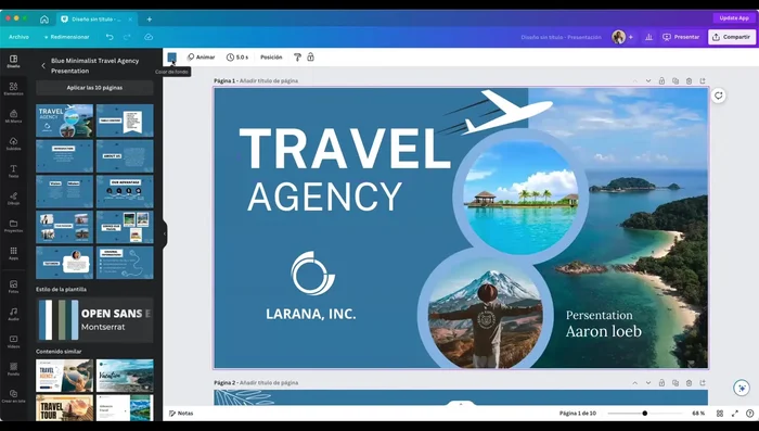 Personaliza la plantilla: Cambia los colores, imágenes y fuentes para que coincidan con tu marca o estilo.