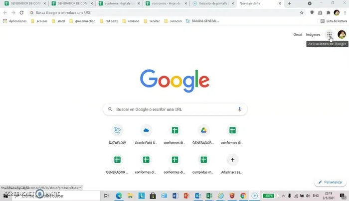 Crear un nuevo sitio web haciendo clic en el signo '+' (que se convierte en un lápiz) en la esquina inferior derecha.