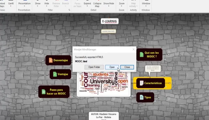 Abrir el archivo HTML.