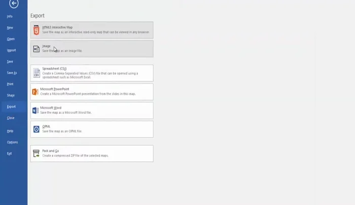 Seleccionar 'Imagen'.