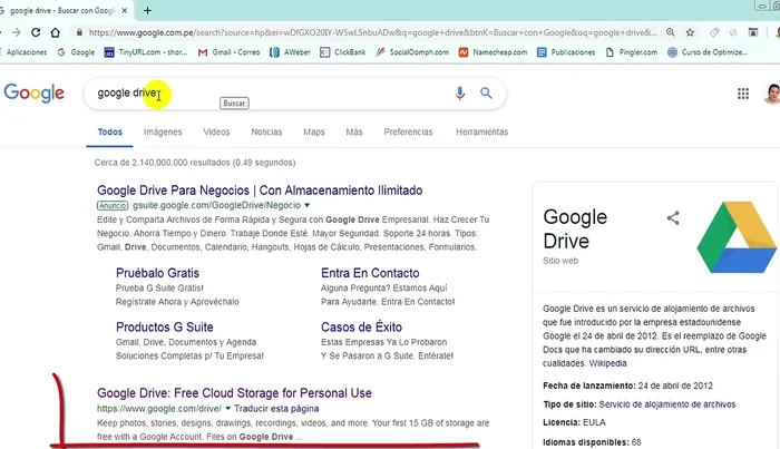 Inicia sesión con tu cuenta de Gmail.