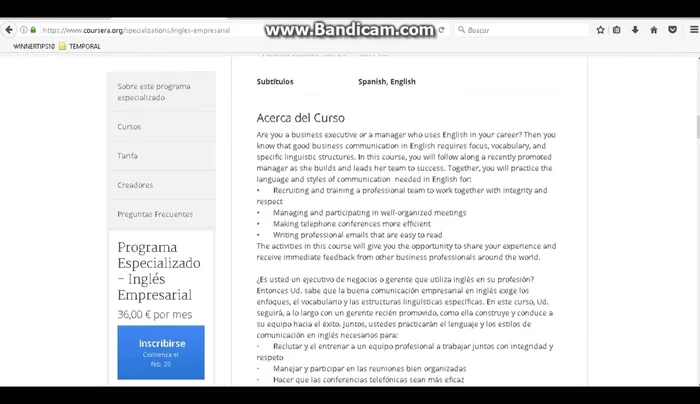 Opción 1 (Recomendada para acceder a contenido gratuito): Copia el título del curso y busca en el buscador interno de Coursera para acceder al curso individualmente. Esto permite ver los vídeos y lecturas sin pagar.