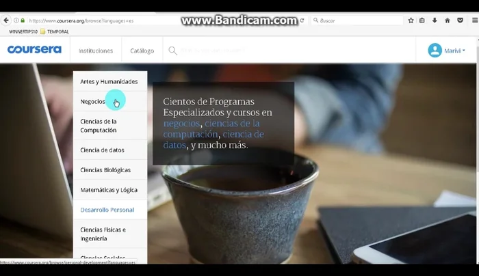 Filtra por idioma (español o inglés) según tu preferencia.