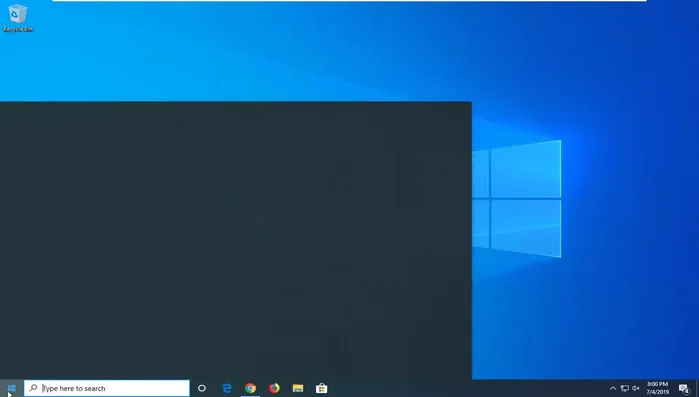 Acceder a la configuración (icono de ajustes o escribiendo 'Ajustes').
