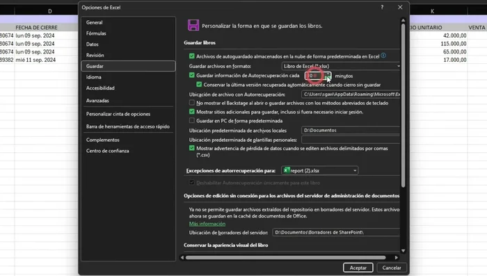 Hacer clic en 'Aceptar'.