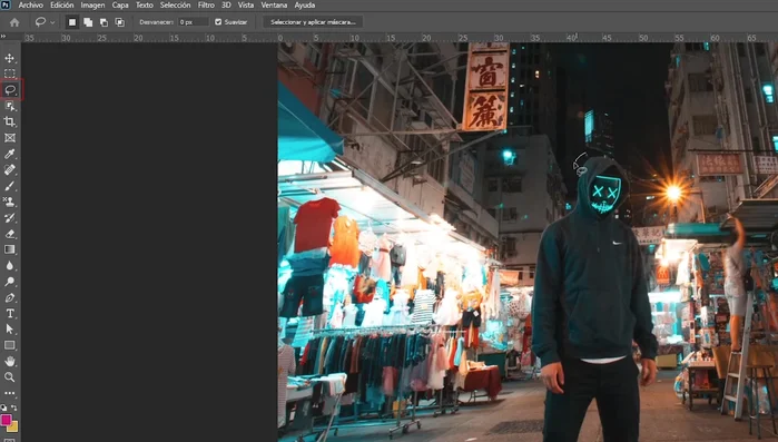 Deseleccionar (Ctrl+D o Cmd+D).