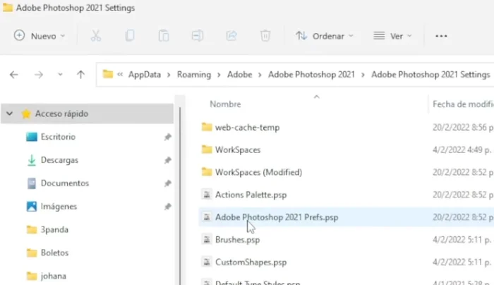 Identificar y eliminar el archivo problemático (mostrado en el video).