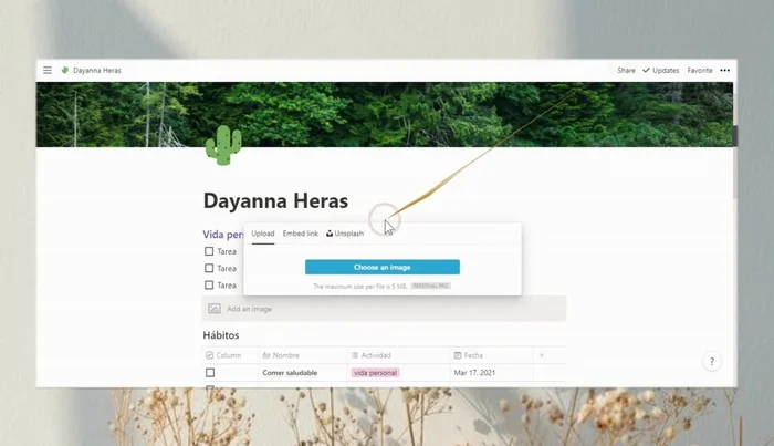Agrega imágenes a tus páginas para mejorar la estética.