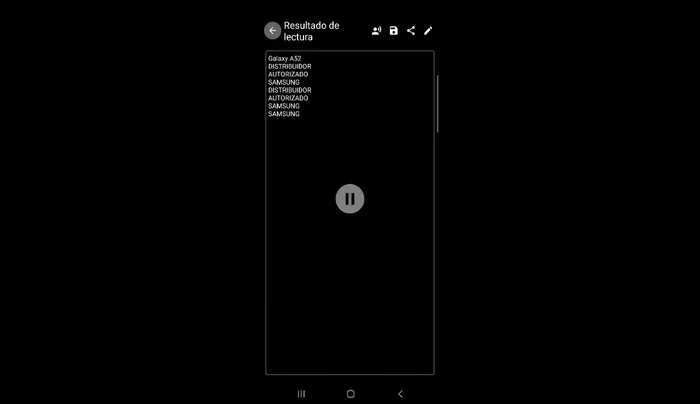 Presionar el botón 'Escanear'.