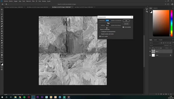 Ir a Edición > Definir motivo.