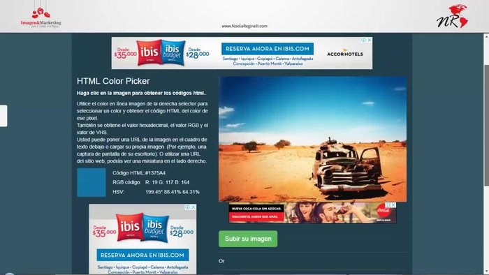 Subir la imagen y esperar a que cargue.