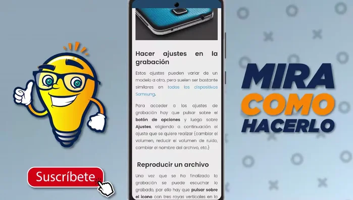 Una vez terminada la grabación, guarda el archivo de audio.