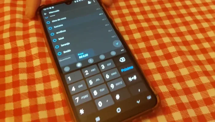 Confirmar el precio con el botón verde.