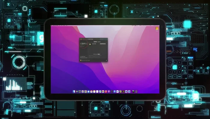 Si el icono no está en el Dock, accede a él desde la manzana en la barra de menú superior izquierda y selecciónalo.