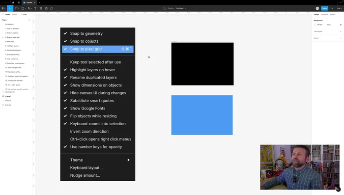 Habilita "Snap to Geometry" para un control geométrico exacto al trabajar con nodos de vectores.