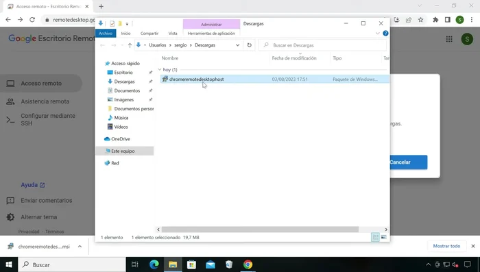 Pulsar en "Iniciar" y esperar a que el ordenador cambie a estado "online" (1:30).