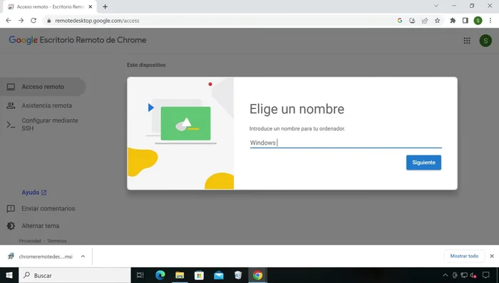 Pulsar en "Iniciar" y esperar a que el ordenador cambie a estado "online" (1:30).